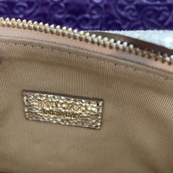 Authentic Vintage Jimmy Choo Gold Sequin Evening bag - Picture 3 of 11